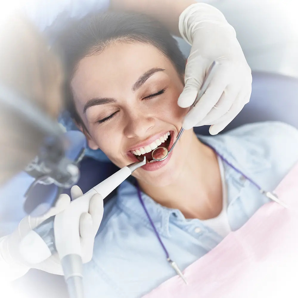 Dental consultation and oral examination